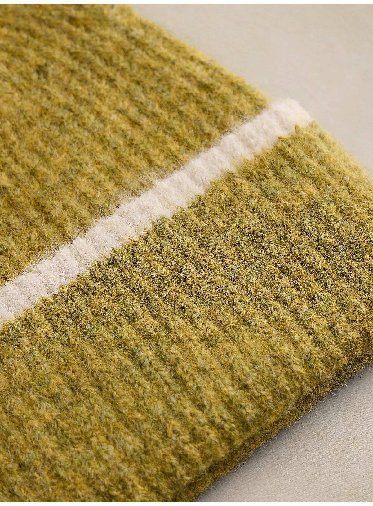 WHITE STUFF Emma Colourblock Beanie One Size - Image 2